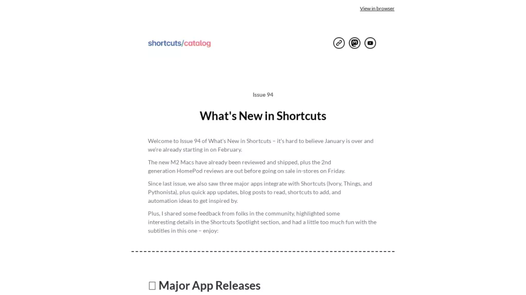 What’s New in Shortcuts – Issue #094