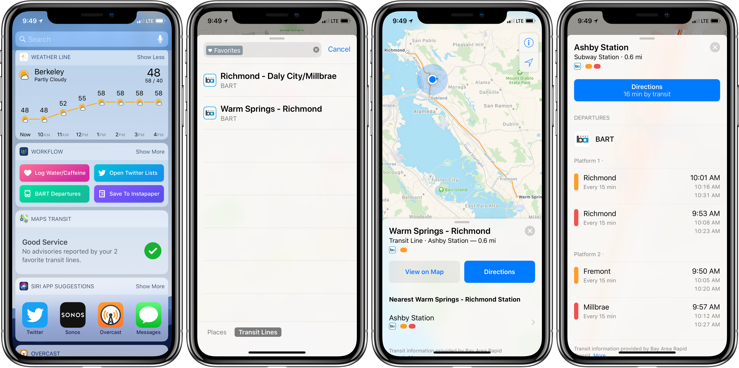 Get real-time BART departures in your widget – Matthew Cassinelli