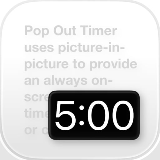 Pop Out Timer Stopwatch Clock app icon