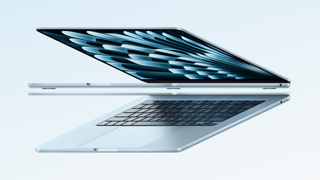 Apple introduces the new MacBook Air with the M4 chip and a sky blue color »