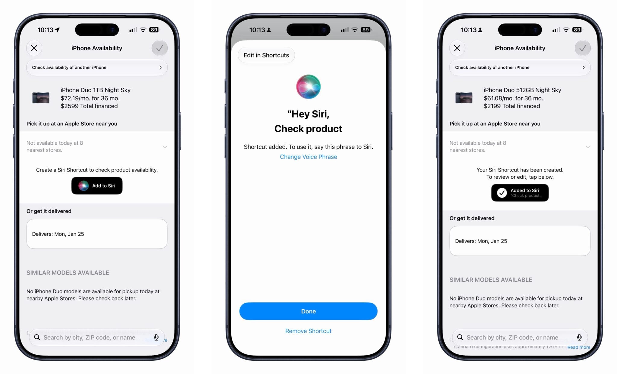 Apple Model Check Check iPhone Duo Availability with this Apple Store shortcut – Matthew ...