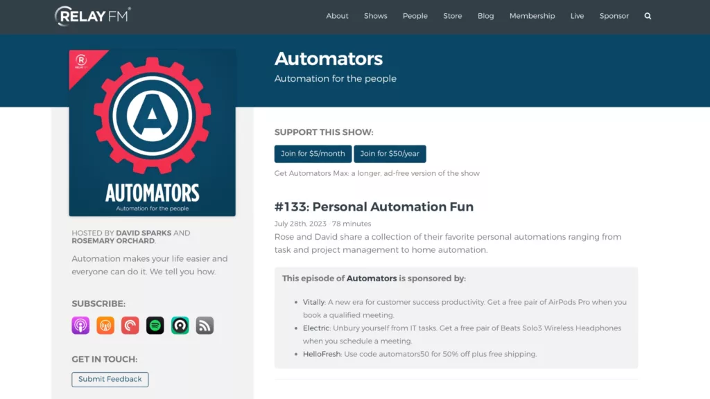 Automators Talk Personal Automation Fun »