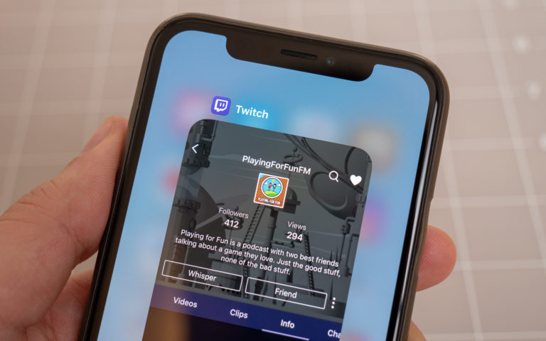Twitch for iPhone