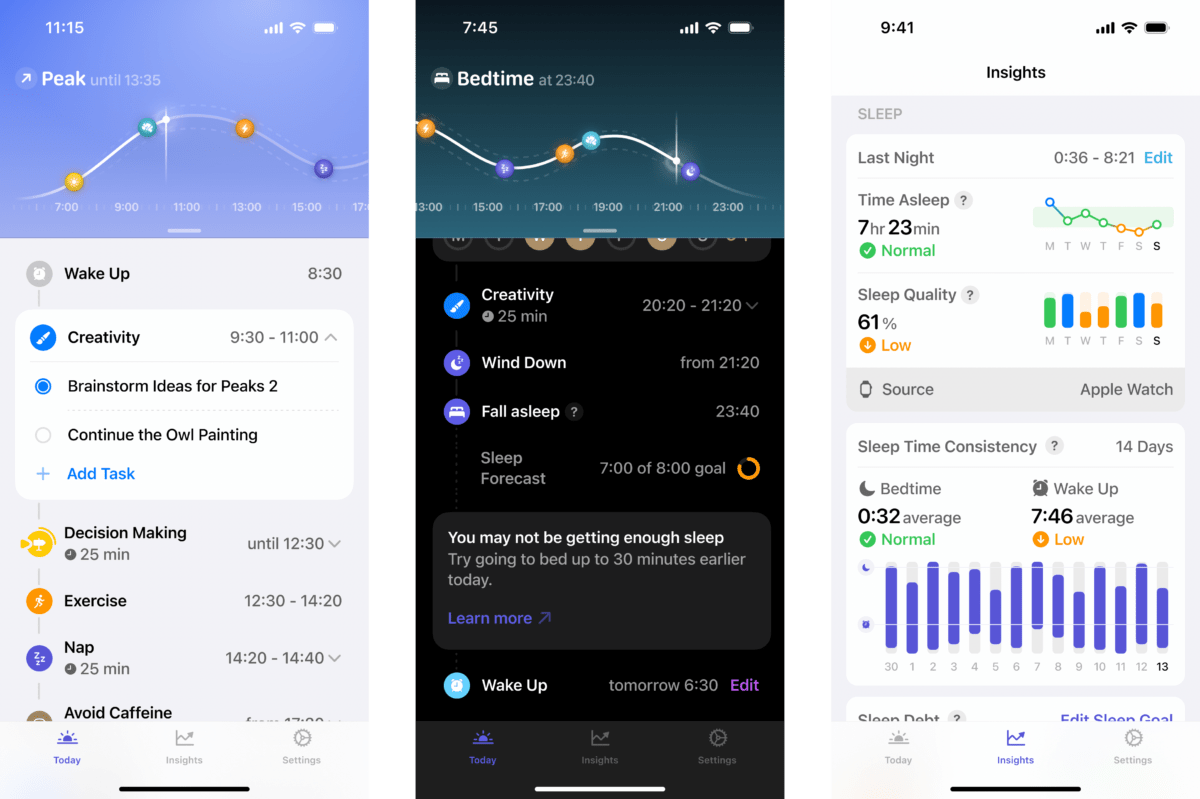Peaks Visualizes Your Circadian Rhythm And Daily Routines [Sponsor] Matthew Cassinelli