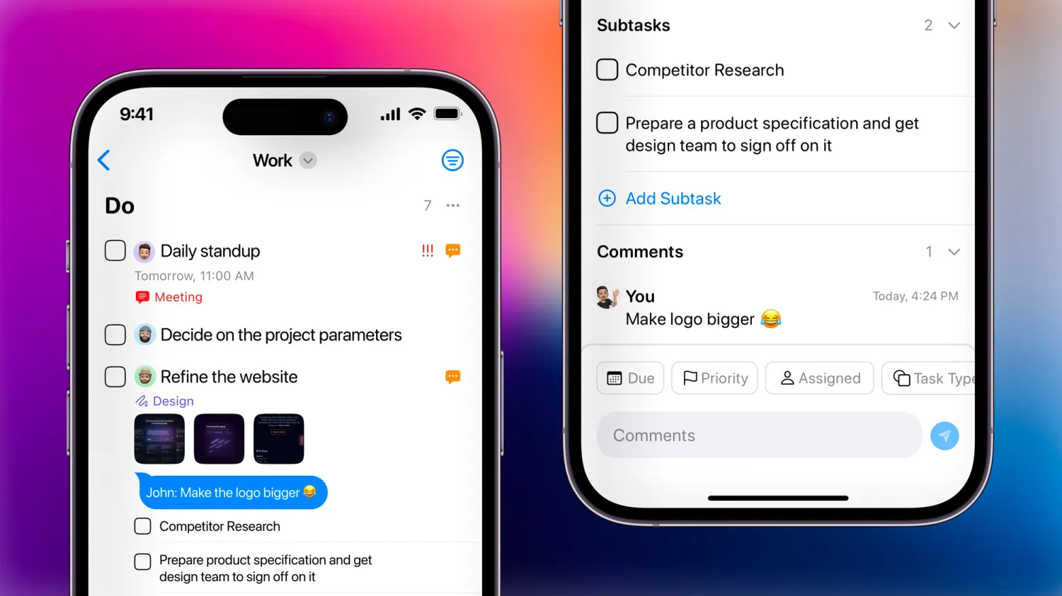 Tasks to-do app gets major update with collaboration, more »