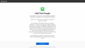 Apple Releases “Hold That Thought” Shortcut for Global Accessibility Awareness Day