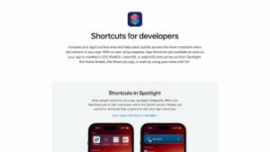 Check out Apple “Shortcuts for Developers” Page