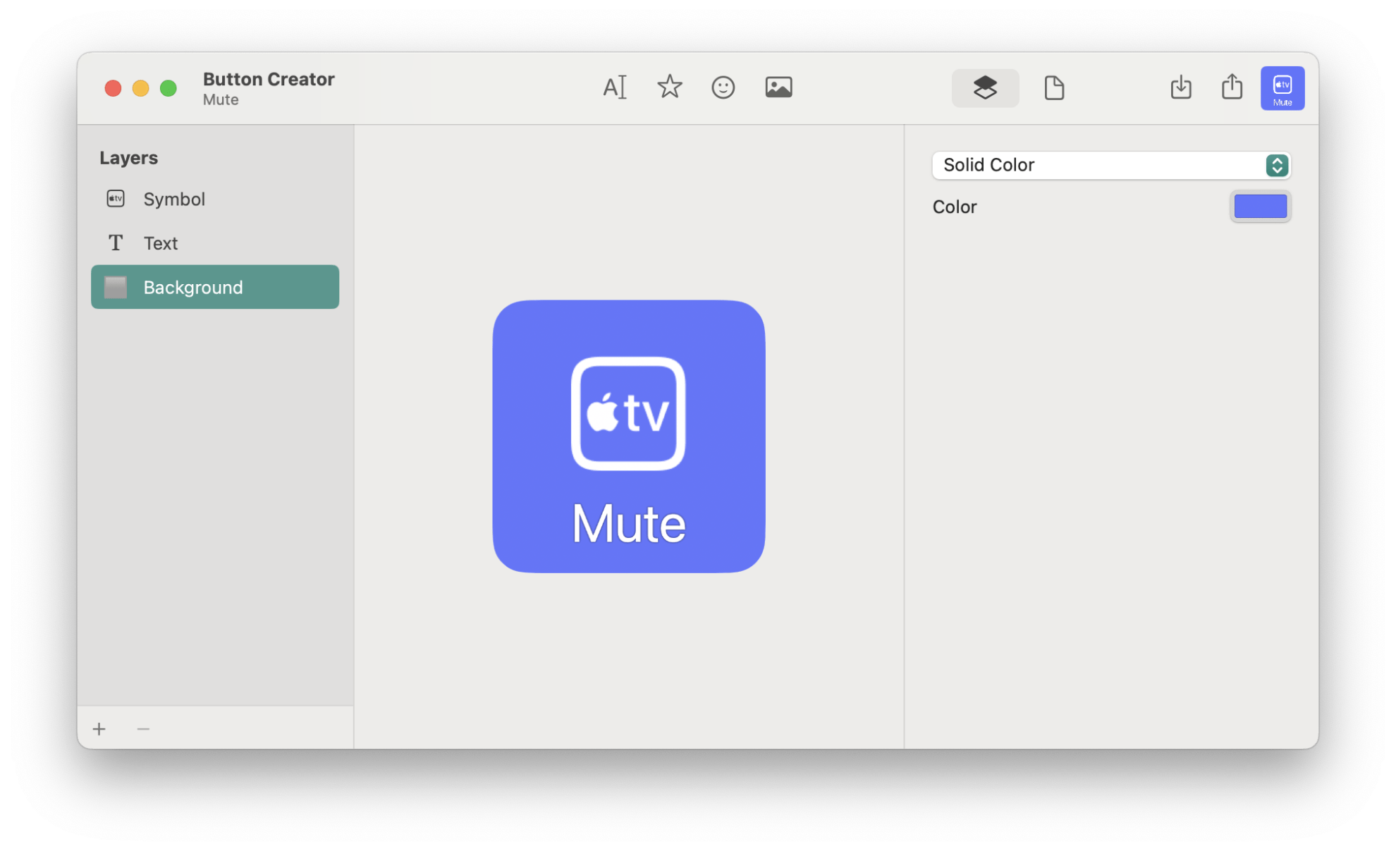 Easily design custom stream deck icons with button creator for macos
