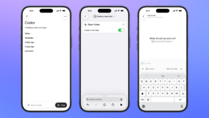 Codex for ChatGPT launches with Create Task action for Shortcuts