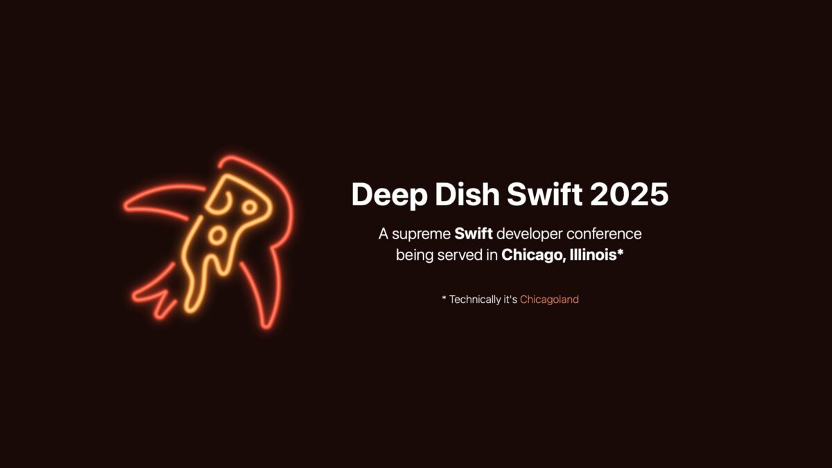 Announcement: I’ll Be Speaking About Apple Intelligence at Deep Dish Swift This April