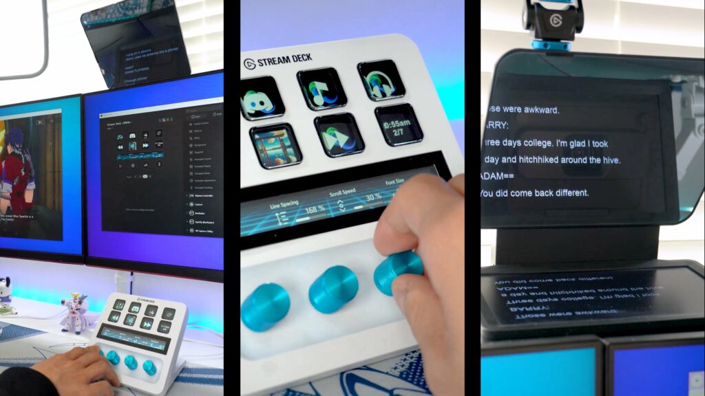 You Can Scroll The Elgato Prompter With The Stream Deck + »