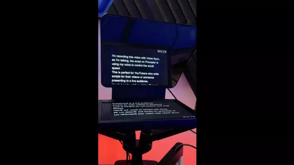 Voice Sync Beta Scrolls Scripts on Elgato Prompter Automatically »