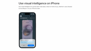 How to use Visual Intelligence on iPhone »