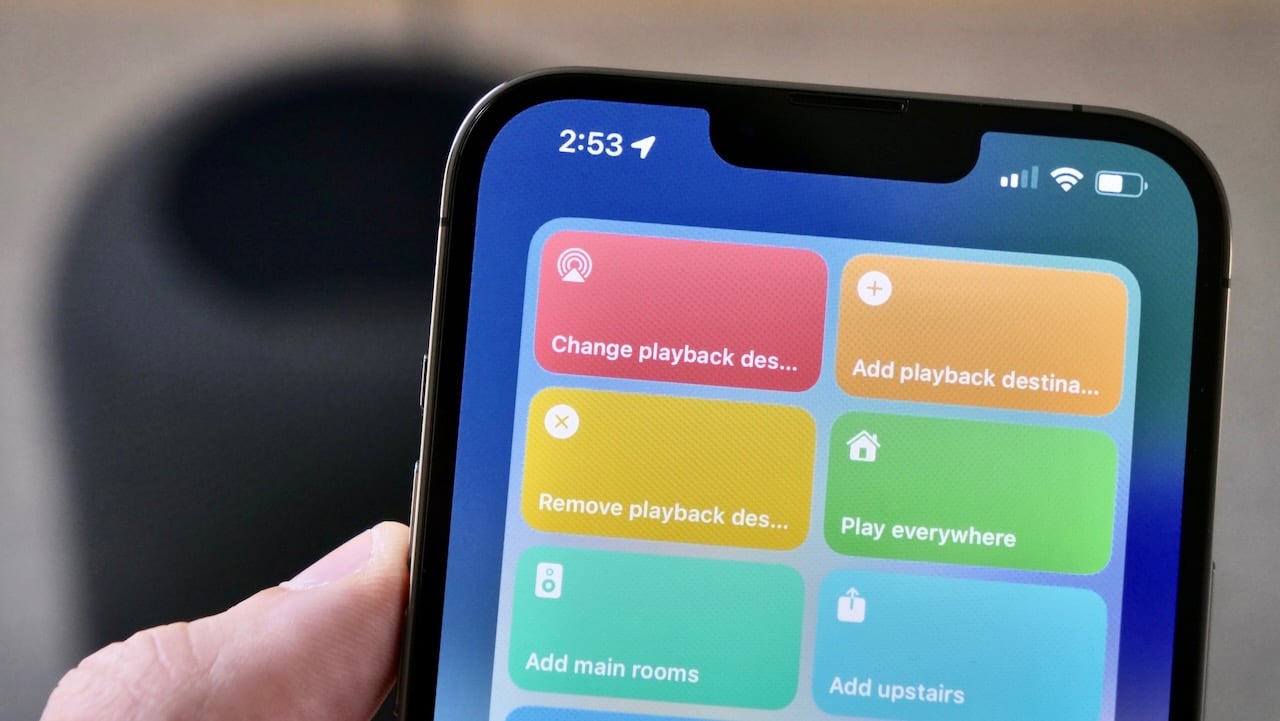 How to create speaker groups for HomePod using Shortcuts Matthew