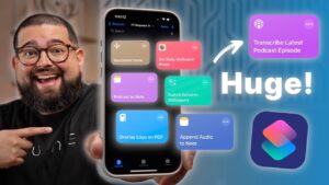 Stephen Robles’ 15 NEW iPhone Shortcuts: Auto-Reply Texts, Wallpapers, and Transcribe Podcasts »