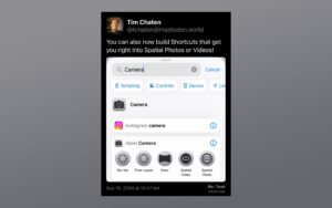 Shortcuts Now Supports Spatial Photo and Video Capture »
