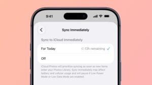 You Can Finally “Sync Immediately” With Photos in iOS 27 (But Only “For Today”)