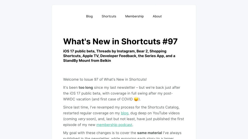 What’s New in Shortcuts: Issue 97