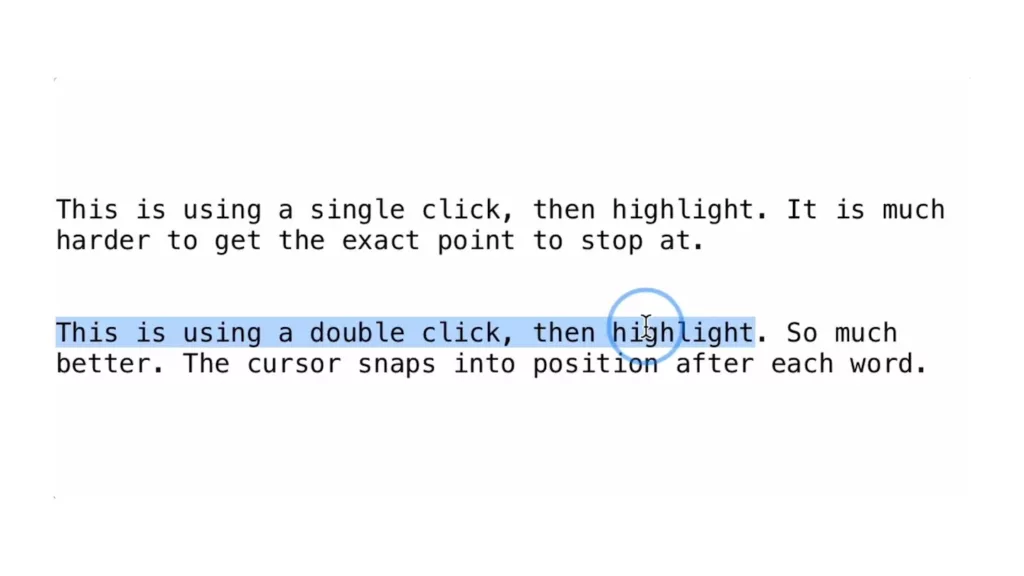 Mac Tip: Try Highlighting Text With A Single, Double, Or Triple Click »
