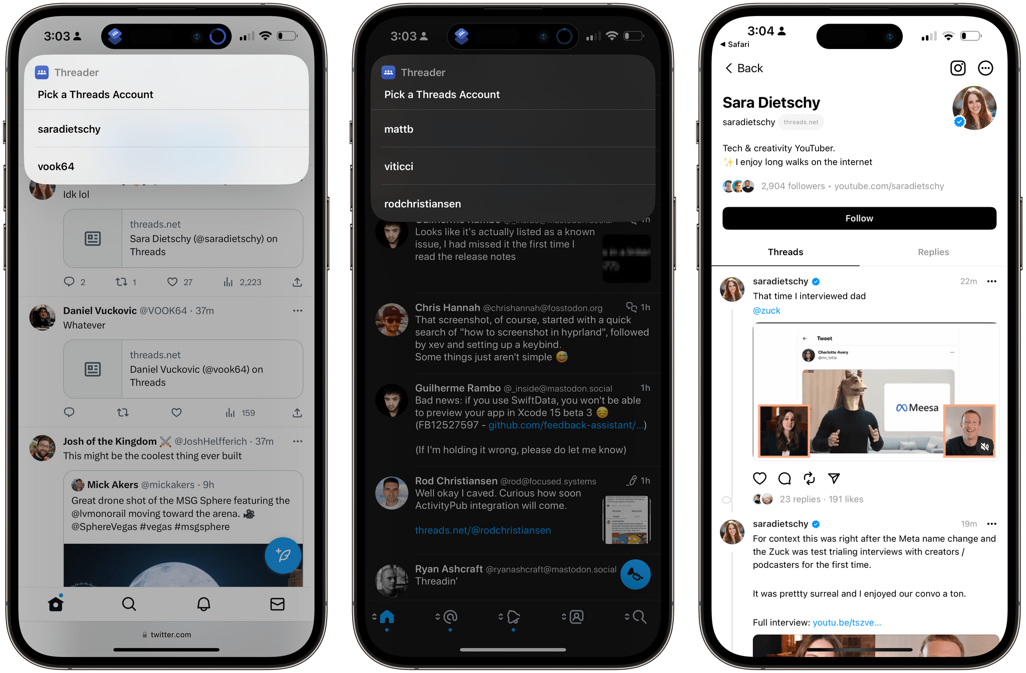 How to Open Threads Profiles from Mastodon and Twitter Directly in the Threads App »
