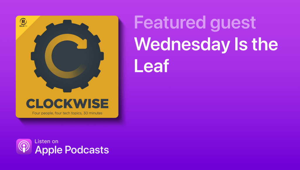 Guest Spot — Clockwise #454: Wednesday Is the Leaf