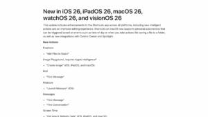 What’s New in Shortcuts for iOS 26 »